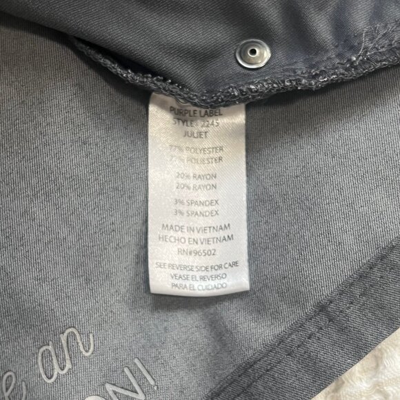 Healing Hands Purple Label Juliet Scrub Top, Size Small - Picture 8 of 8